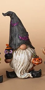 2023 Halloween Gnome TRIO - 5.9" FIGURINES - Gerson 5 2023 Halloween Gnome TRIO - 5.9" FIGURINES - Gerson - Image 3