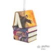 2023 Harry Potter Stacked Books With Wand - Red Box -Hallmark MAGIC Ornaments Shop 000harrybooks