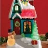 2009 Caroling Cottages - Season's Greetings -Hallmark MAGIC Ornaments Shop 09cottagesglg