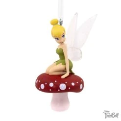 2022 Disney Tinker Bell On Mushroom *Red Box