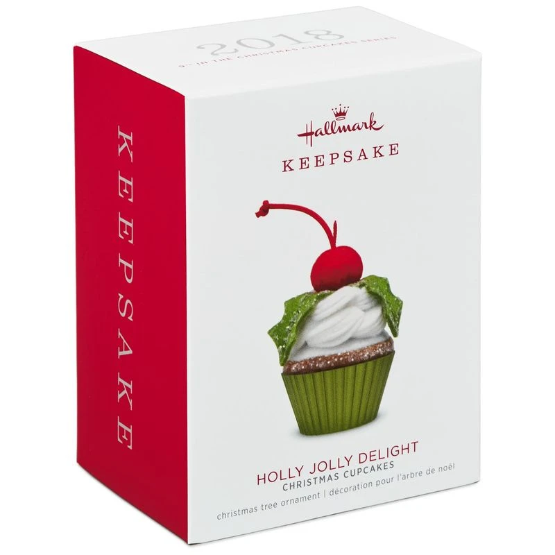 2018 Christmas Cupcake #9 - Holly Jolly Delight 5 2018 Christmas Cupcake #9 - Holly Jolly Delight - Image 3