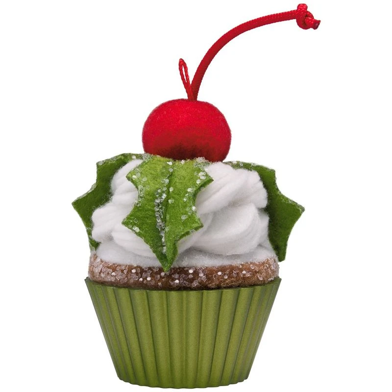 2018 Christmas Cupcake #9 - Holly Jolly Delight 4 2018 Christmas Cupcake #9 - Holly Jolly Delight - Image 2