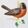 2018 Beauty Of Birds #14 Robin -Hallmark MAGIC Ornaments Shop 1599qx9453