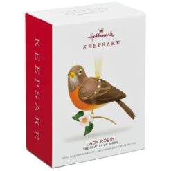 2018 Beauty Of Birds LADY Robin - LTD ED -Hallmark MAGIC Ornaments Shop 1599qxe3206p
