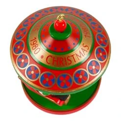 1980 Carousel Series #3 - Santa & Reindeer *Slightly Damaged Box -Hallmark MAGIC Ornaments Shop 1980carouselsanta3