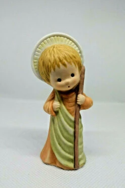 Mary, Joseph, And Baby Jesus - Mary Hamilton Nativity Set Of 3 -Hallmark MAGIC Ornaments Shop 1981joseph 1