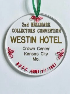 1987 2nd Hallmark Collectors Convention *Commemorative Ornament RARE