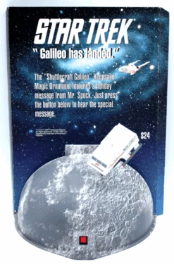 1992 Shuttlecraft Galileo Ornament STORE DISPLAY - RARE New Condition