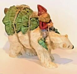 1993 Folk Art, Polar Bear Adventure *ARTIST SIGNED By Linda Sickman -Hallmark MAGIC Ornaments Shop 1993polarbear1
