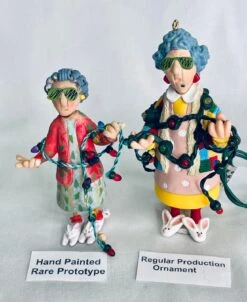 1994 Maxine HAND PAINTED ARTIST Sculpted Wax PROTOTYPE *Much Smaller/different Than Production Ornament