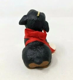 1995 Puppy Love #5 - Rottweiler - Damaged Box -Hallmark MAGIC Ornaments Shop 1995puppy2