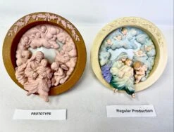 1997 Madonna And Child - Artist ORIGINAL WAX SCULPT PROTOTYPE