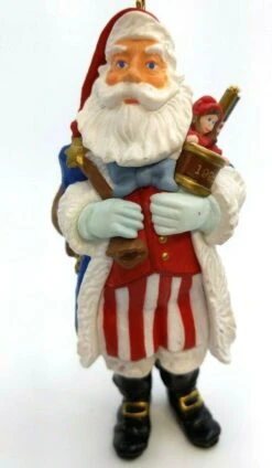 1996 Merry Olde Santa #7 - Patriotic Santa