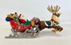 1997 Santas Magical Sleigh RARE Artist Signed REPAINT - Only 100 Produced