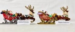 1997 Santas Magical Sleigh RARE Artist Signed REPAINT - Only 100 Produced -Hallmark MAGIC Ornaments Shop 1997santasmagicalrepaint3