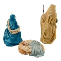 1998 Holy Family - Porcelain Set Of 3 -Hallmark MAGIC Ornaments Shop 1998holyfam1