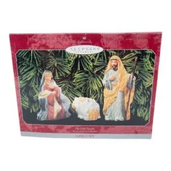 1998 Holy Family - Porcelain Set Of 3 -Hallmark MAGIC Ornaments Shop 1998holyfam3