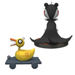 2019 Nightmare Before Christmas, Scary Teddy & Undead Duck - LIMITED EDITION -Hallmark MAGIC Ornaments Shop 1999qxe3129r