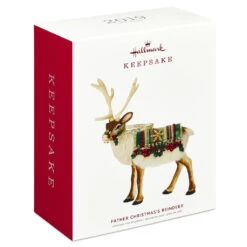 2019 Father Christmas Reindeer - LIMITED EDITION -Hallmark MAGIC Ornaments Shop 1999qxe3209p 1
