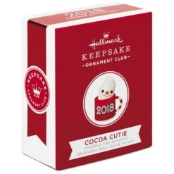 2018 CLUB Cocoa Cutie, MINIATURE -Hallmark MAGIC Ornaments Shop 1QXC5311p3