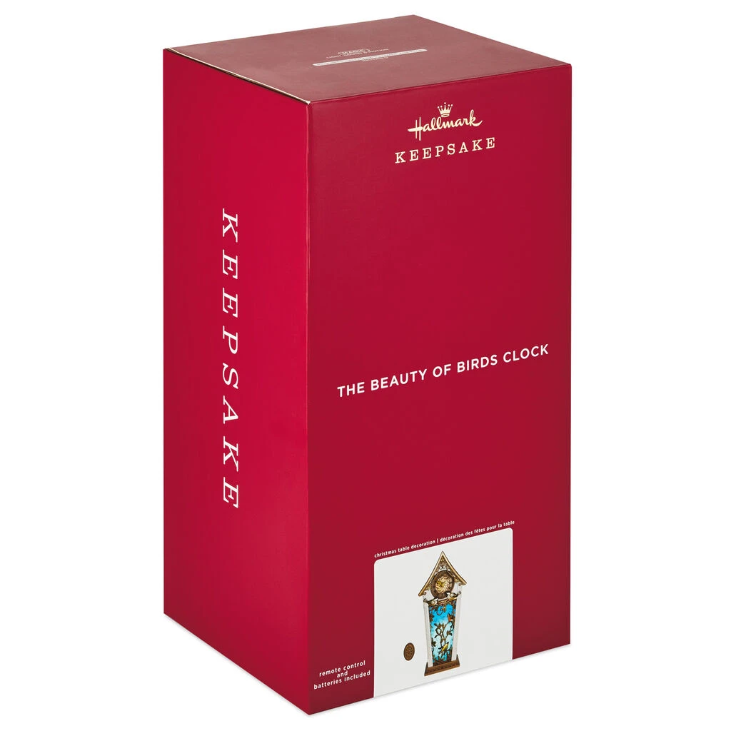 2020 Beauty Of Birds Clock TABLETOP *Damaged Box 4 2020 Beauty Of Birds Clock TABLETOP *Damaged Box - Image 2