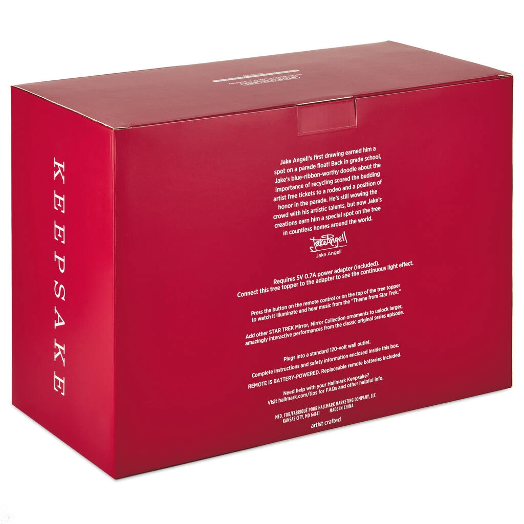 2022 Star Trek USS Enterprise Interactive Tree Topper - *Sound/Light Show 8 2022 Star Trek USS Enterprise Interactive Tree Topper - *Sound/Light Show - Image 6