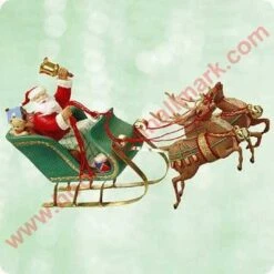 2003 Santa's On His Way *ARTIST SIGNED BY ROBERT CHAD