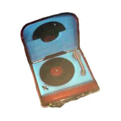 2015 Reindeer Rock -3 Songs! - Hard To Find! -Hallmark MAGIC Ornaments Shop 2015qgo2439recordplayer2