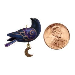 2019 Halloween, Stately Little Raven - MINIATURE 5 2019 Halloween, Stately Little Raven - MINIATURE -Hallmark MAGIC Ornaments Shop 2019raven1