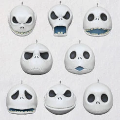 2020 Nightmare Before Christmas THE MANY FACES OF JACK SKELLINGTON - Porcelain - Marble Size
