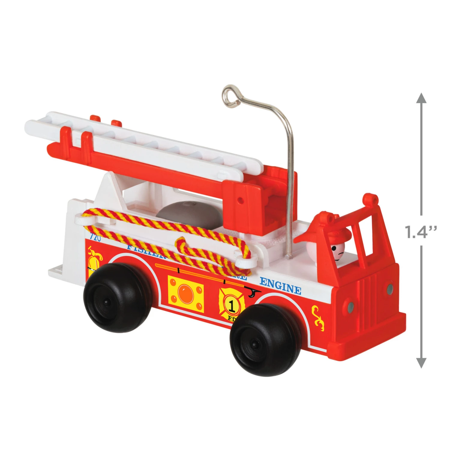 2021 Fisher Price Vintage Fire Engine 6 2021 Fisher Price Vintage Fire Engine - Image 4