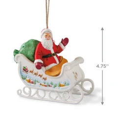 2021 Santa's Sleigh - Fine Porcelain Club Exclusive 8 2021 Santa's Sleigh - Fine Porcelain Club Exclusive -Hallmark MAGIC Ornaments Shop 202120santas20sleigh203