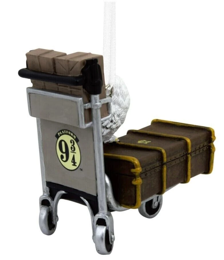 2022 Harry Potter LUGGAGE TROLLEY With HEDWIG *Slightly Damaged Box 4 2022 Harry Potter LUGGAGE TROLLEY With HEDWIG *Slightly Damaged Box - Image 2