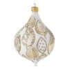 2018 Heritage Collection LEAF PATTERN TEARDROP 1 2018 Heritage Collection LEAF PATTERN TEARDROP -Hallmark MAGIC Ornaments Shop 2499hdr1596 leaf pattern teardrop