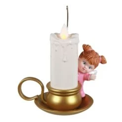 2021 Angelic Candlelight - LIGHTED Flickering Flame