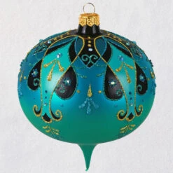 2020 Heritage Premium ORNATE ONION - Blown Glass