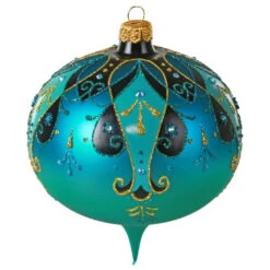 2020 Heritage Premium ORNATE ONION - Blown Glass -Hallmark MAGIC Ornaments Shop 2499qk1394 06