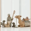 Willow Tree SHEPHERD AND STABLE ANIMALS - 7 1/2" Nativity Figures -Hallmark MAGIC Ornaments Shop 26105