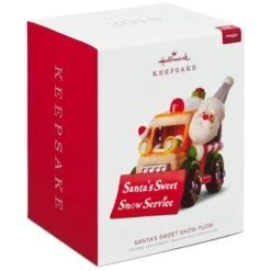 2018 Santa's Sweet Snow Plow *Sound & Light* -Hallmark MAGIC Ornaments Shop 2999qgo1916p 1