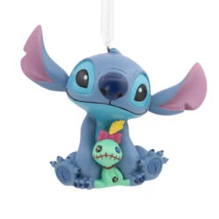 2023 Disney Stitch And Scump - Red Box Ornament