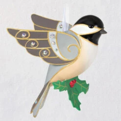 2020 Beauty Of Birds Beautiful Black Capped Chickadee -Premium Porcelain