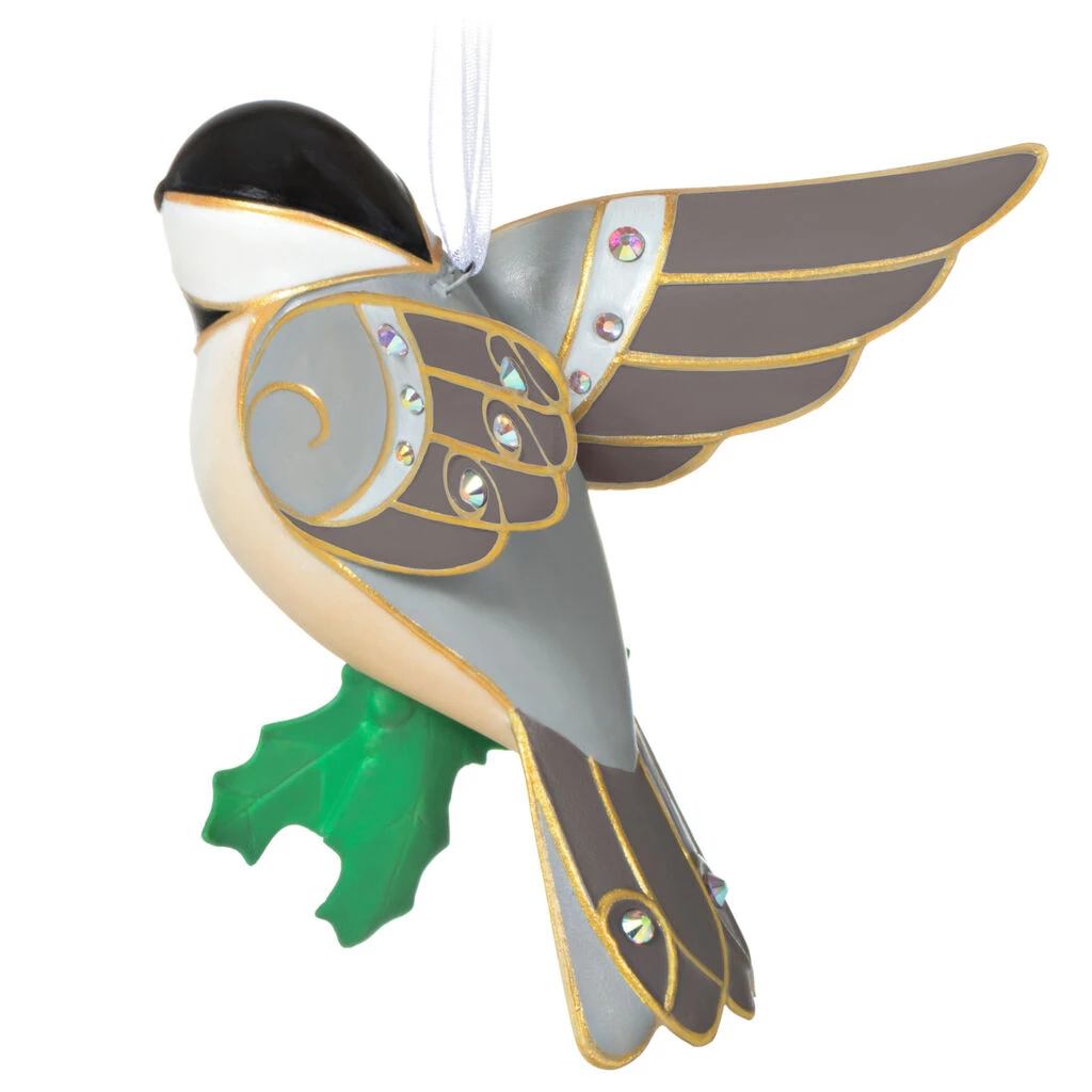 2020 Beauty Of Birds Beautiful Black Capped Chickadee -Premium Porcelain 5 2020 Beauty Of Birds Beautiful Black Capped Chickadee -Premium Porcelain - Image 3