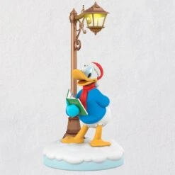 2018 Disney Christmas Carolers, Jolly Donald*MAGIC CORD *INTERACTIVE Light & Sound