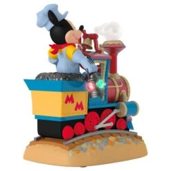 2017 Mickey's Magical Railroad *LIGHT/SOUND/MOTION -Hallmark MAGIC Ornaments Shop 3995qxd6155r 2