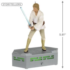 2022 Star Wars Luke Skywalker Storyteller - Interactive Magic -Hallmark MAGIC Ornaments Shop 3999qxi7325 03