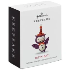 2018 Halloween, Bitty Bat - Miniature Ornament -Hallmark MAGIC Ornaments Shop 799qfo5266p