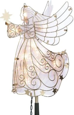 2022 Angel Lighted Tree Topper 11" - Gerson -Hallmark MAGIC Ornaments Shop 817cjxln6ll ac sl1500