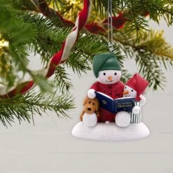 2019 Story Time Snowman -ORNAMENT *Damaged Box