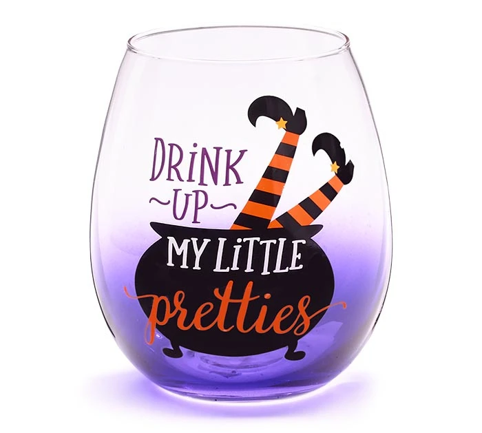2021 Drink Up My Little Pretties - Wine Glass 3 2021 Drink Up My Little Pretties - Wine Glass