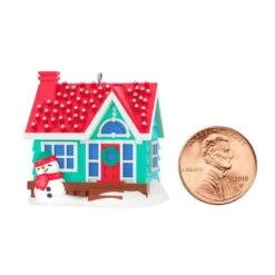 2018 Holiday House, MINIATURE - Lighted 7 2018 Holiday House, MINIATURE - Lighted -Hallmark MAGIC Ornaments Shop 999qxm8226c